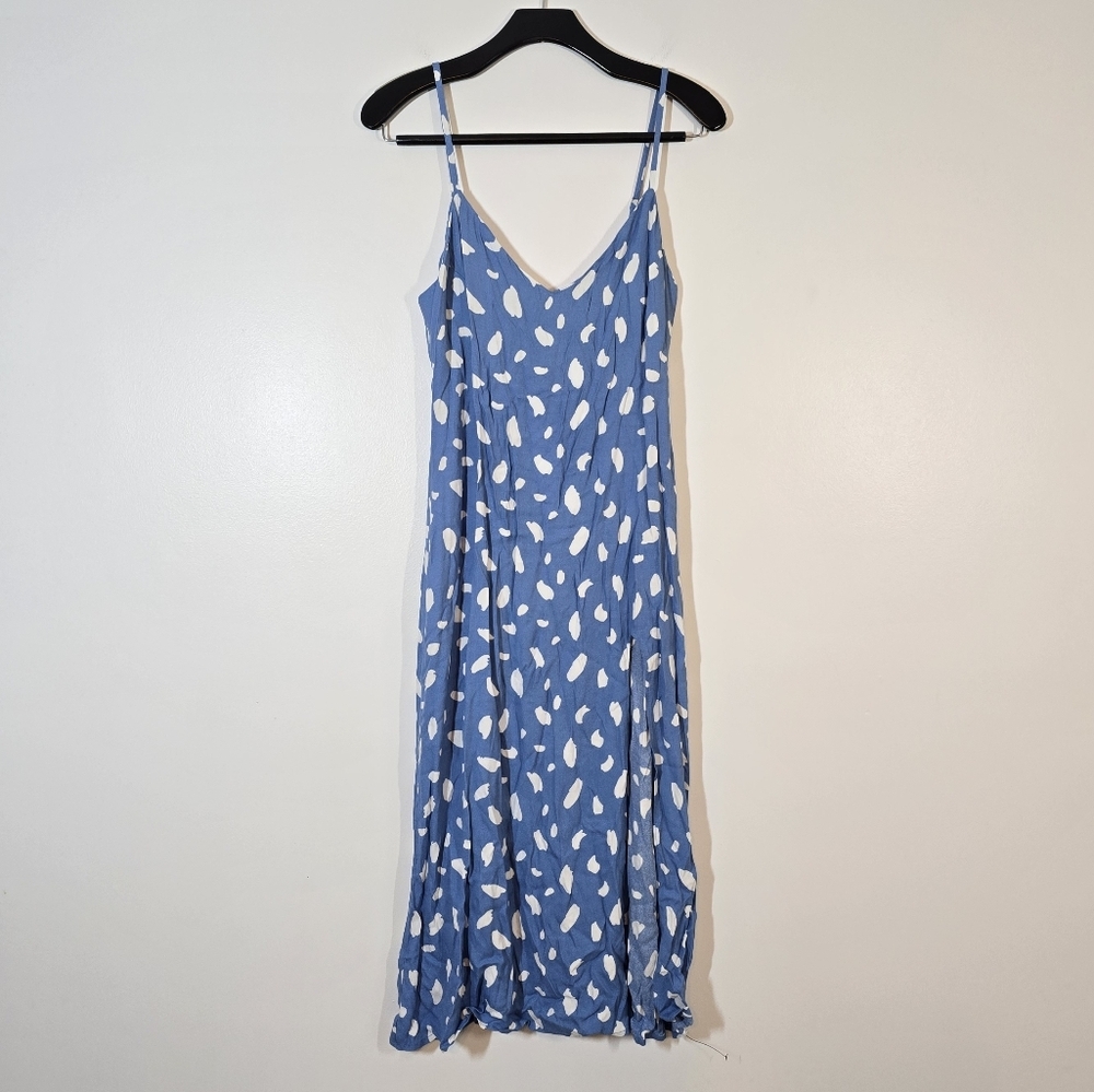 Reformation Crimini Midi Sun Dress in Wave Blue White 6 Sundress NWT New - Picture 3 of 7